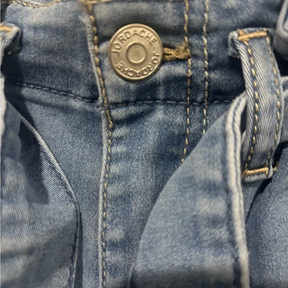 Jordache Sky Blue Wide Leg Jeans Size Girls 10 - Picture 4 of 6